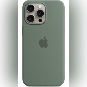 Apple iPhone 15 Pro Max Silicone Case with MagSafe - Cypress